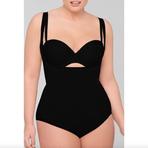NEW Body Wrap The Smooth Chic High-Waist Underbust Straps Shaper 44008 Black
